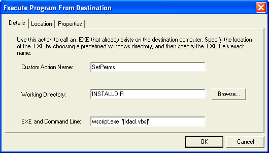 Custom Action Properties #1